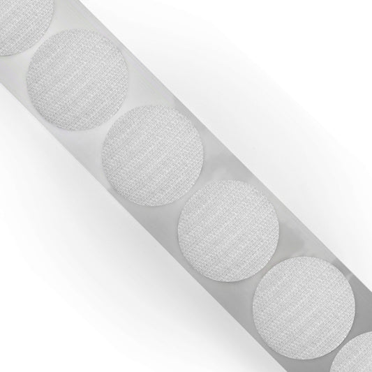 1-7/8" White Hook Dot, 450 Dots Per Roll